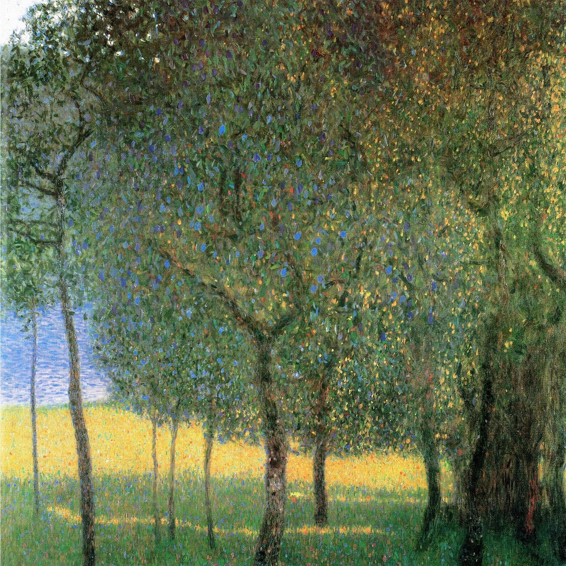 50 Beroemde Schilderijen van Gustav Klimt – Landschappen, Natuur, Bomen en Tuinen