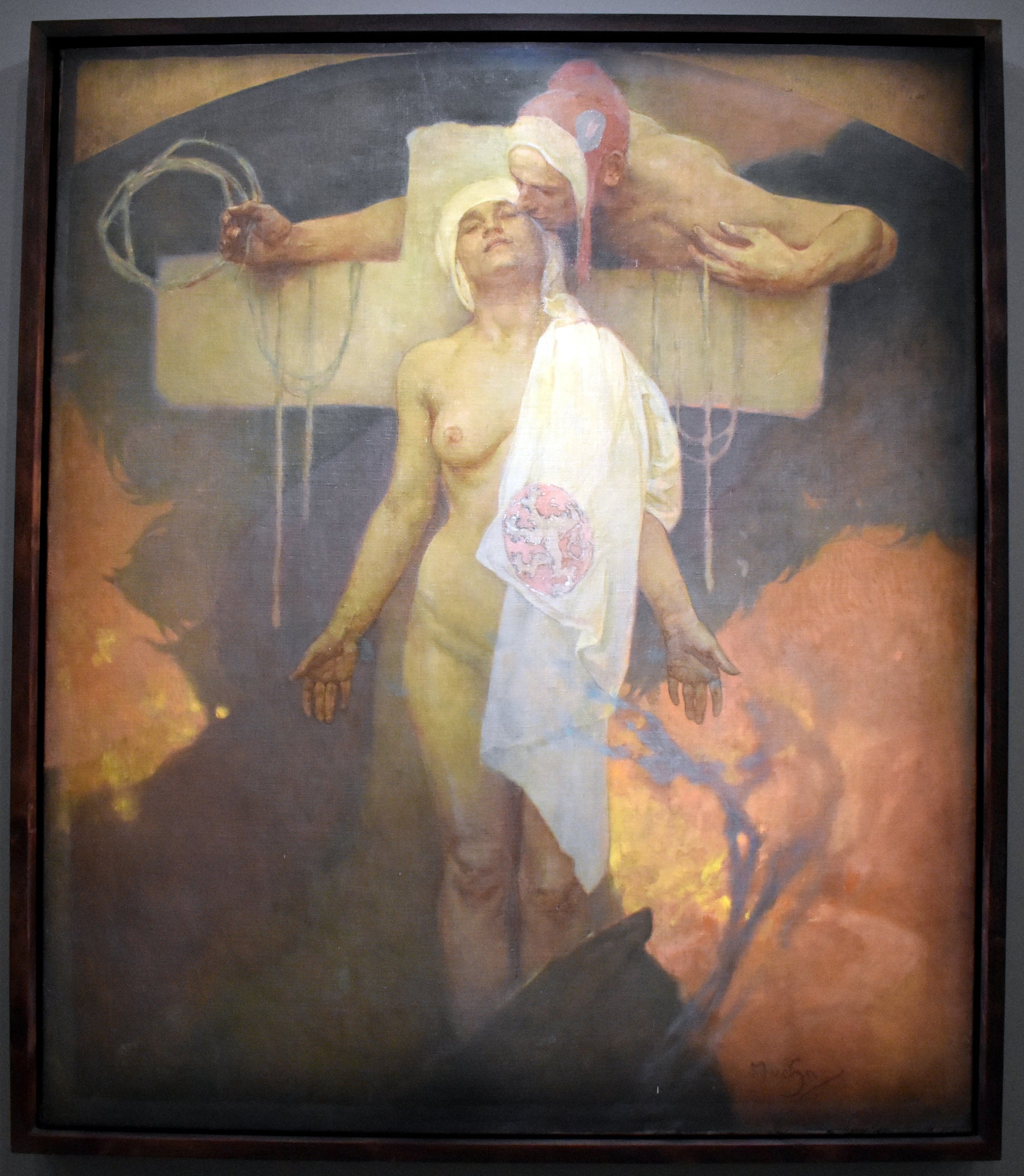 De Kus van Frankrijk naar Bohemen - Alphonse Mucha