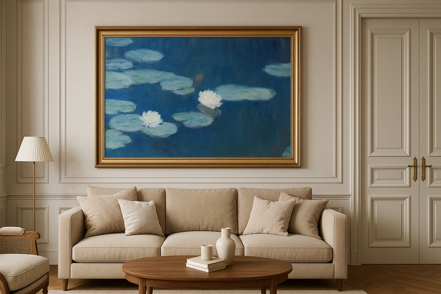 Blauwe waterlelies – Claude Monet (rond 1906)