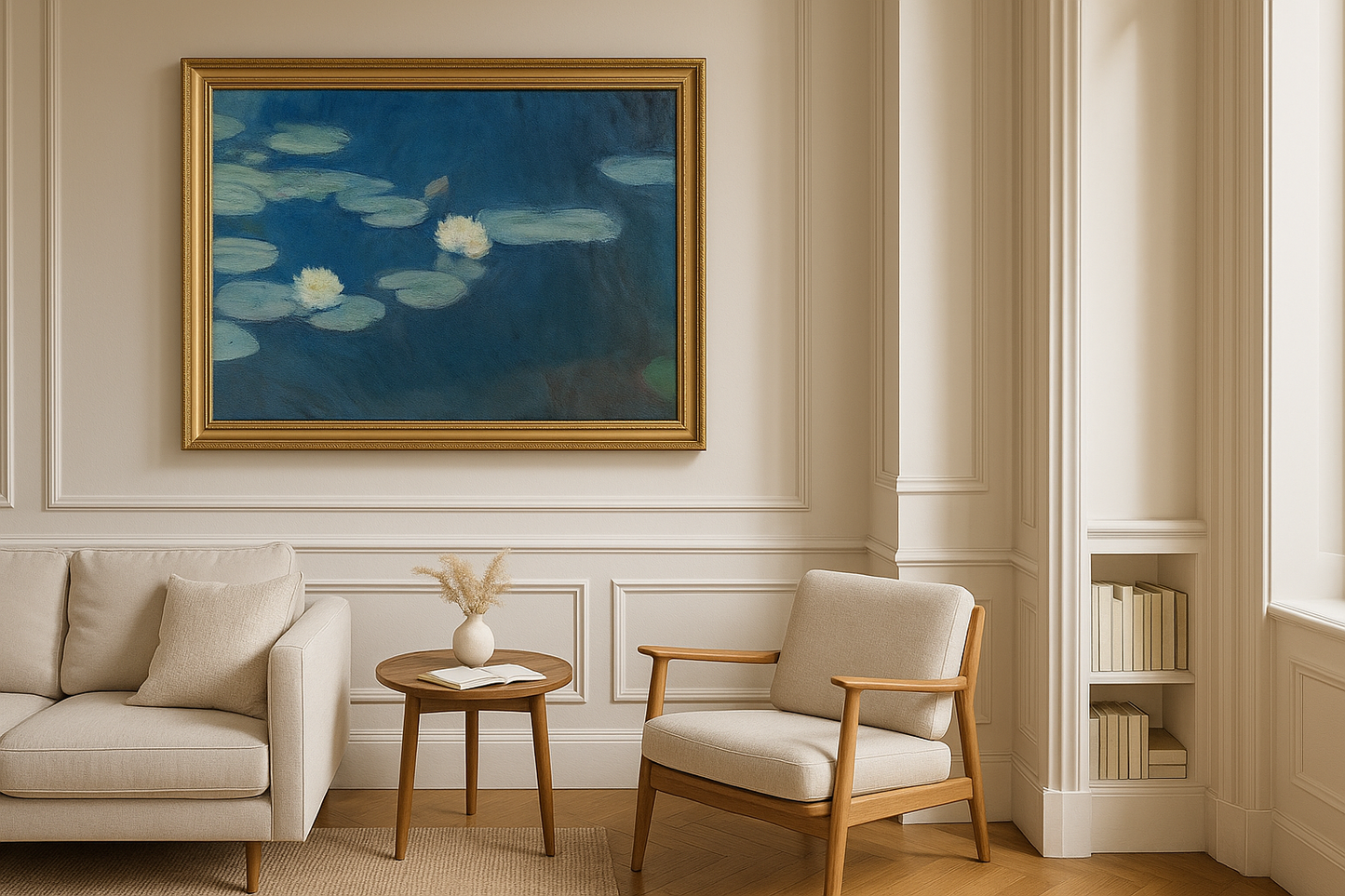Blauwe waterlelies – Claude Monet (rond 1906)