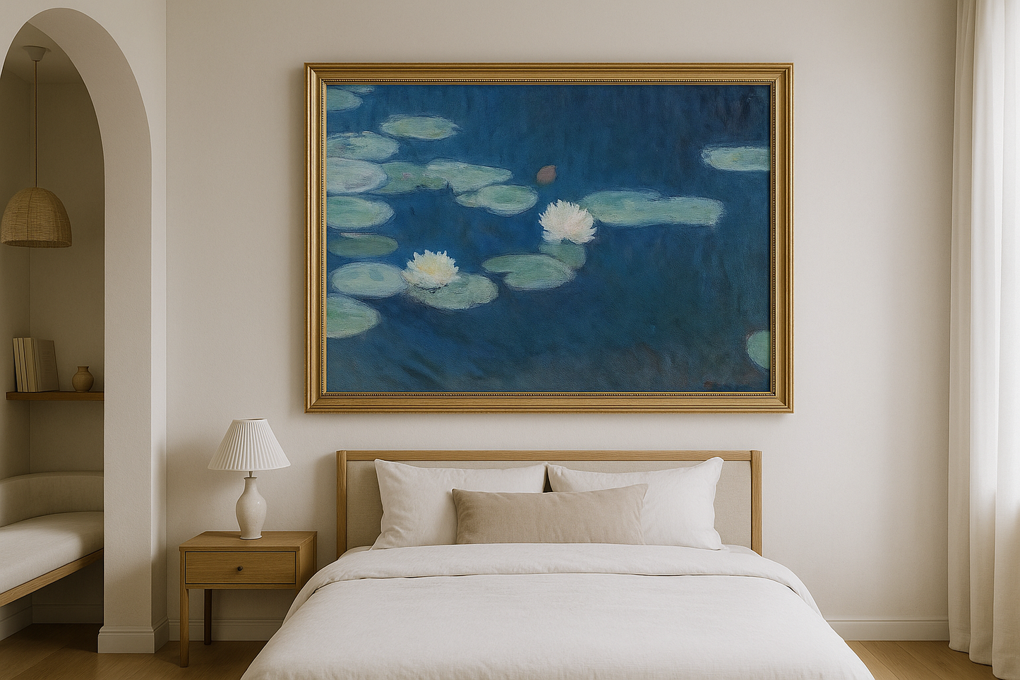 Blauwe waterlelies – Claude Monet (rond 1906)