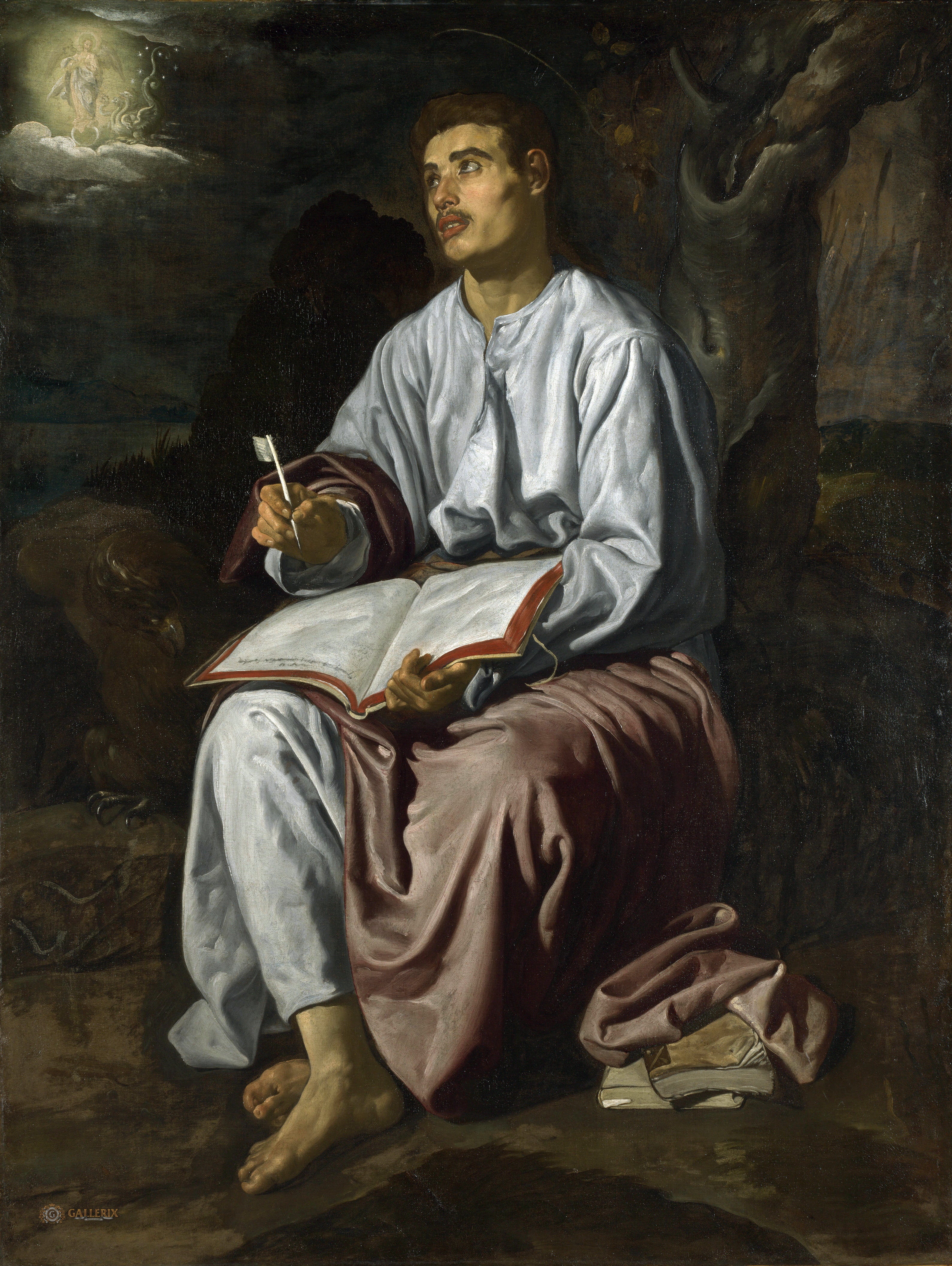 Saint Jean à Patmos - Diego Velázquez
