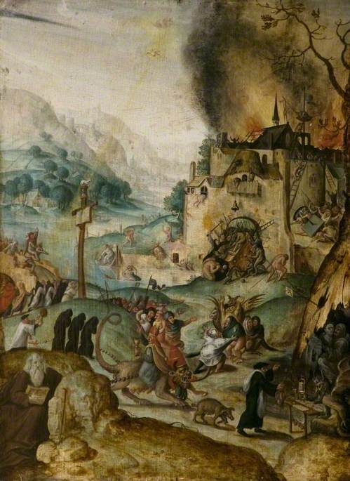 De Verleiding van Sint Antonius - Hieronymus Bosch