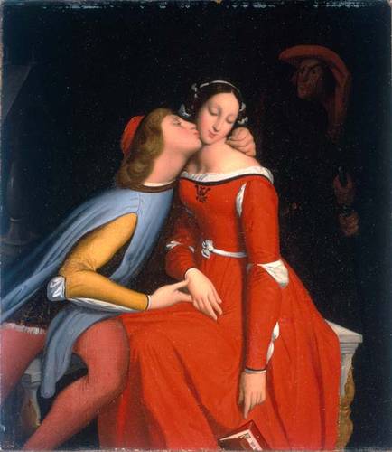 Paolo en Francesca - Jean-Auguste-Dominique Ingres