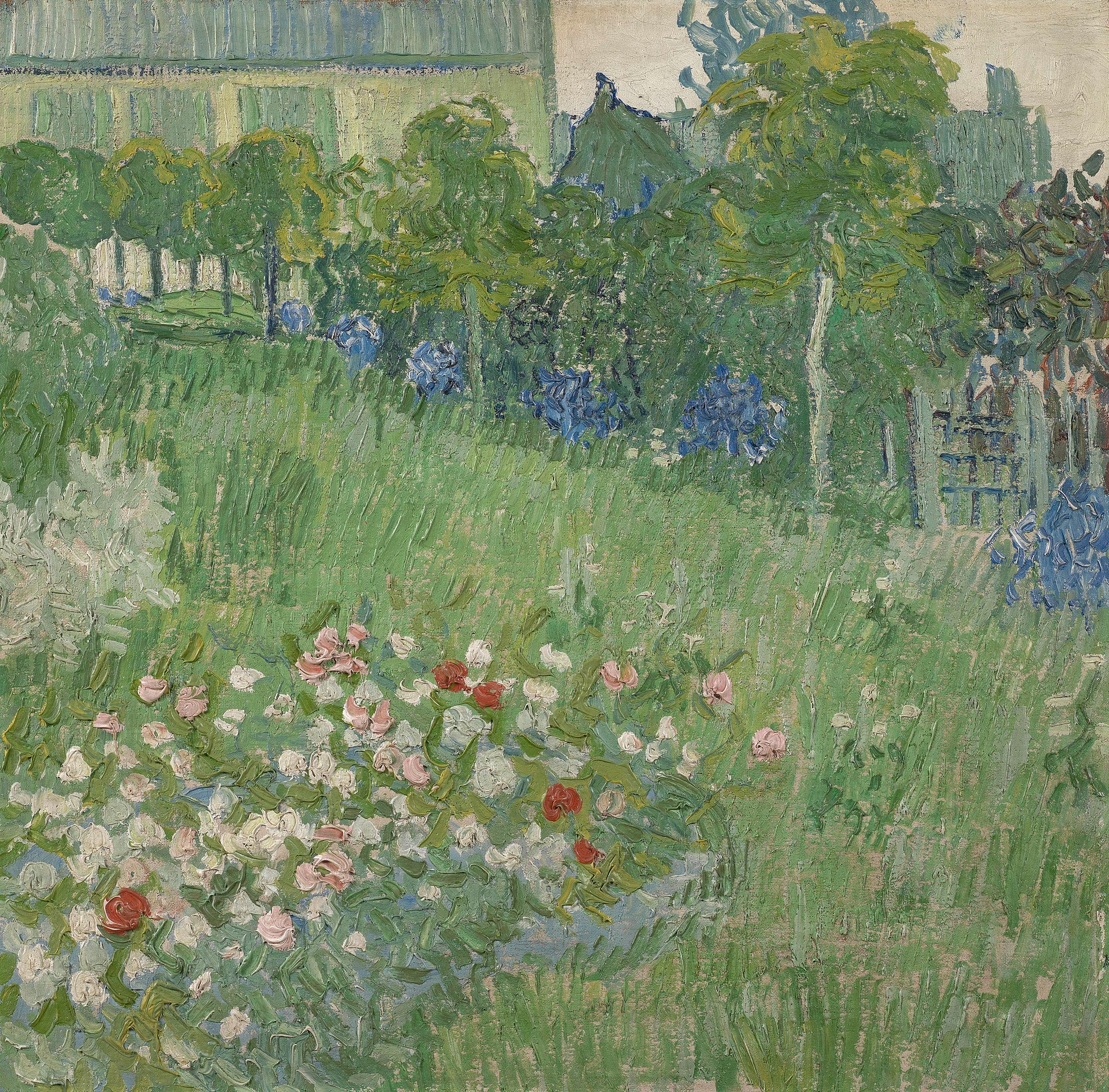 De tuin van Daubigny - Vincent van Gogh