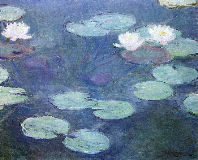 Lichte waterlelies – Claude Monet (rond 1907)
