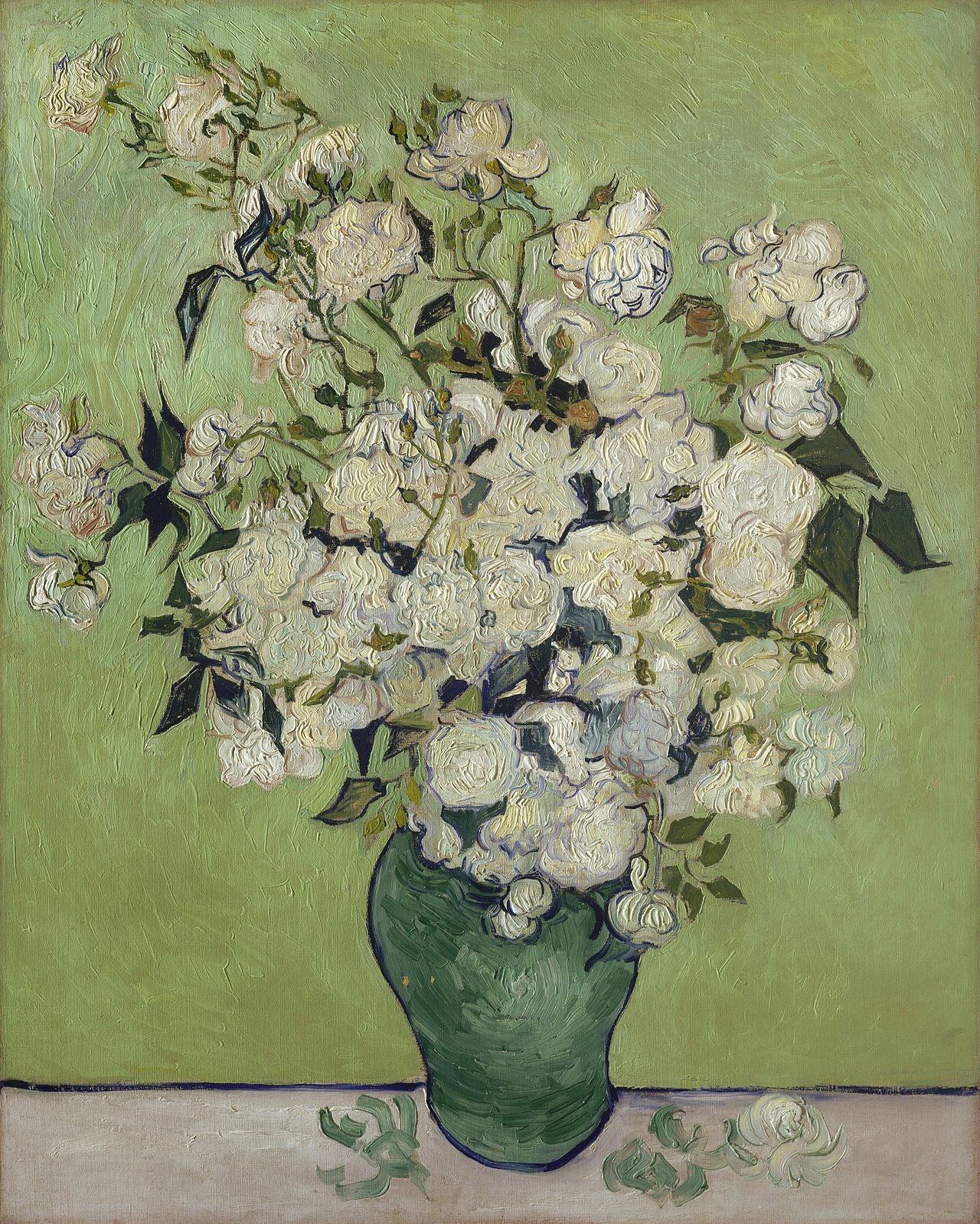Vaasje met rozen - Vincent van Gogh
