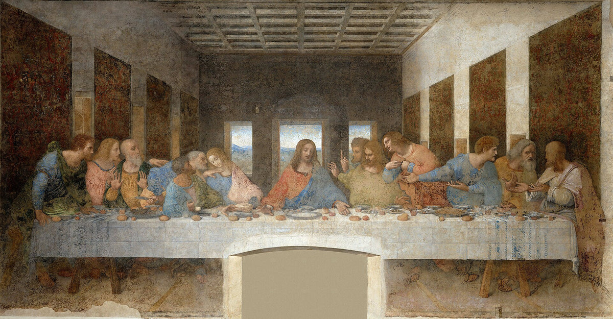 La Cène, peinture à la tempera de Léonard de Vinci