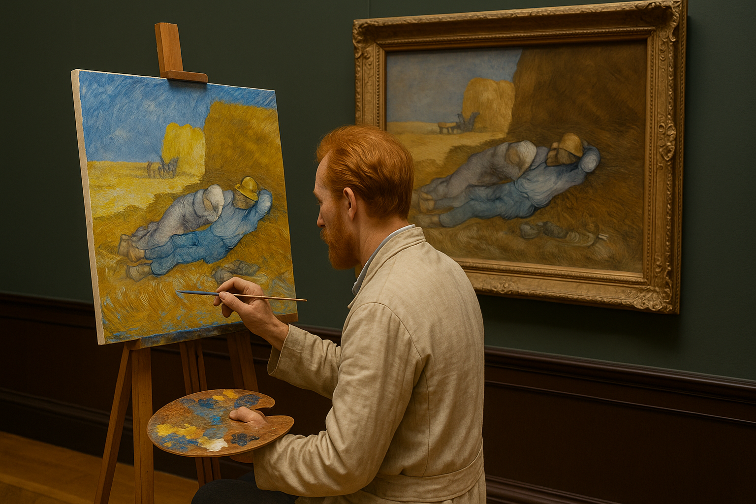 Van Gogh De Siësta: Wanneer de rustige boer een eeuwig kunstwerk wordt