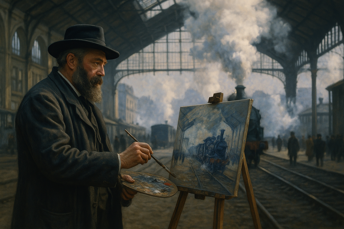 La Gare Saint-Lazare : Où Monet a Peint la Modernité en Fumée