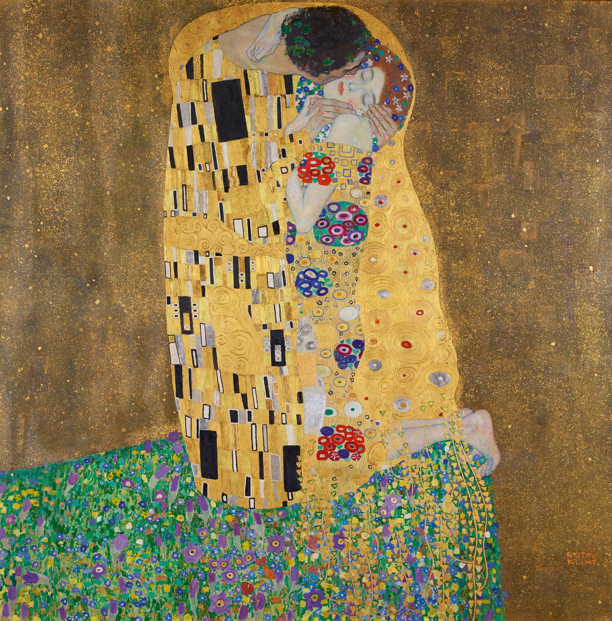 Gustav Klimt   Der Kuss (Liebespaar)   912   Österreichische Galerie Belvedere