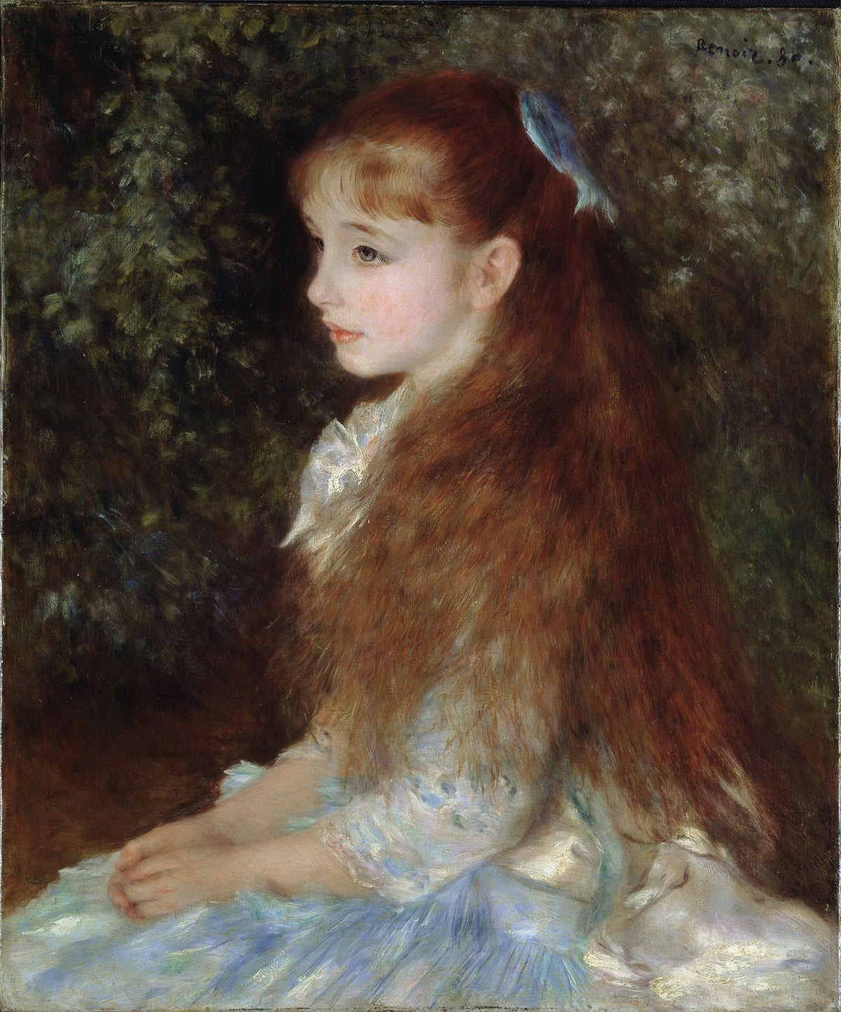 La Petite Irène, portrait d'Irène Cahen d'Anvers peint par Renoir en 1880