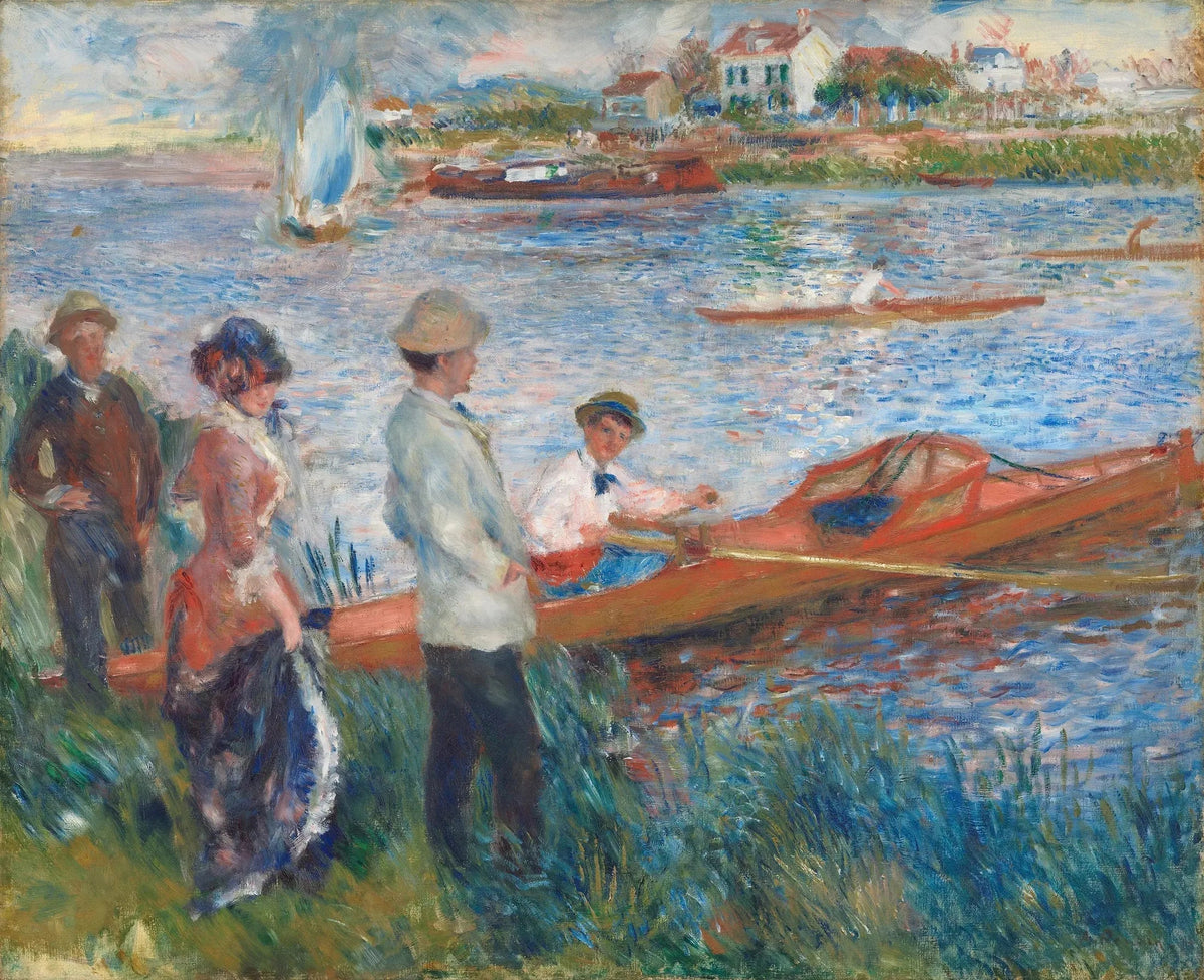 Le Déjeuner des canotiers de Renoir, scene lumineuse au bord de la Seine