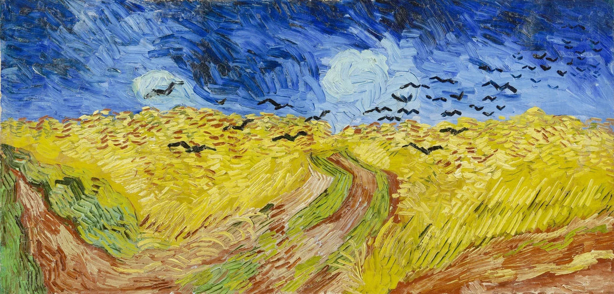 Champ de blé aux corbeaux, peinture de Vincent van Gogh