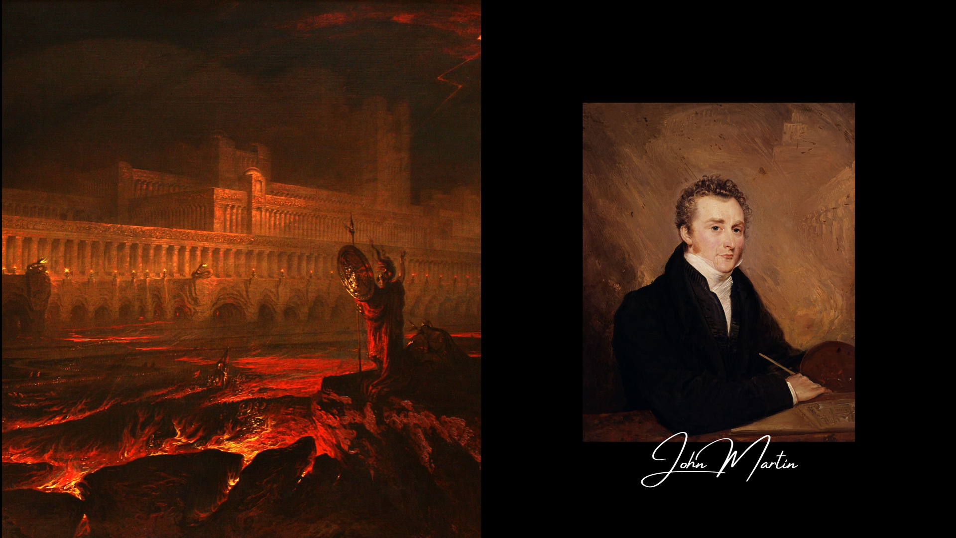 Reproductions de Tableaux de John Martin