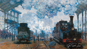 10 Beroemde Schilderijen van het Station Saint-Lazare – Claude Monet
