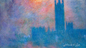 15 Beroemde Schilderijen van het Parlement van Londen – Claude Monet