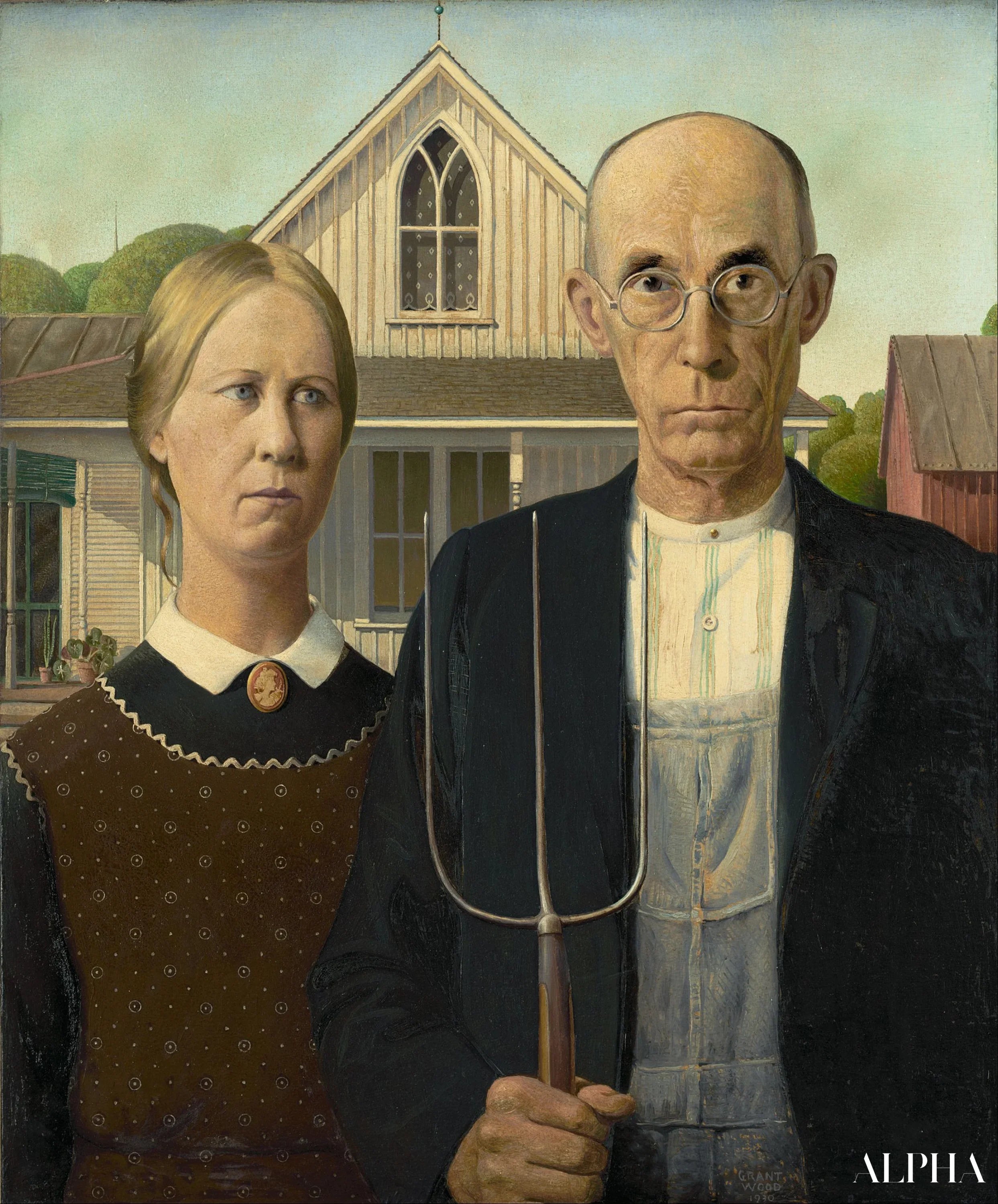 20 Beroemde Schilderijen van Grant Wood