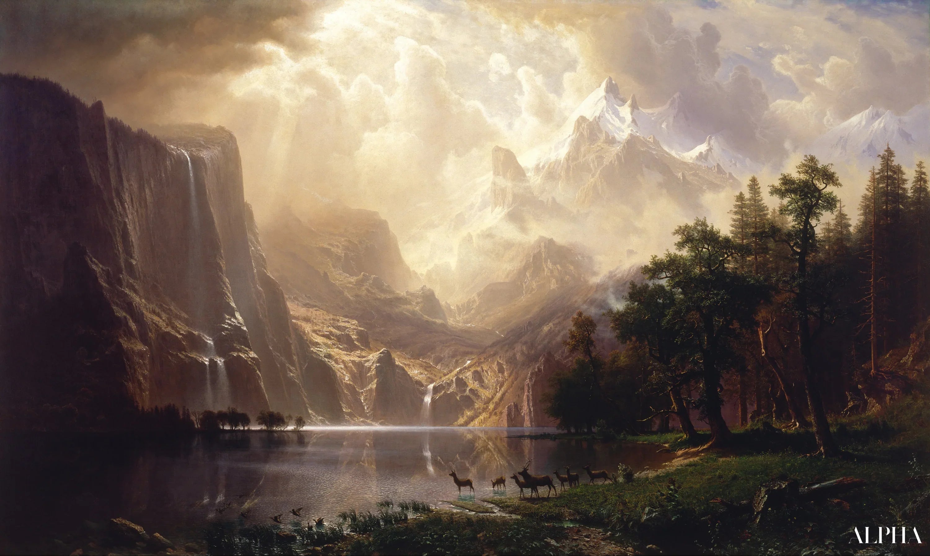 20 Beroemde Schilderijen van Albert Bierstadt