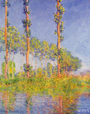 20 Beroemde Schilderijen van Populieren – Claude Monet