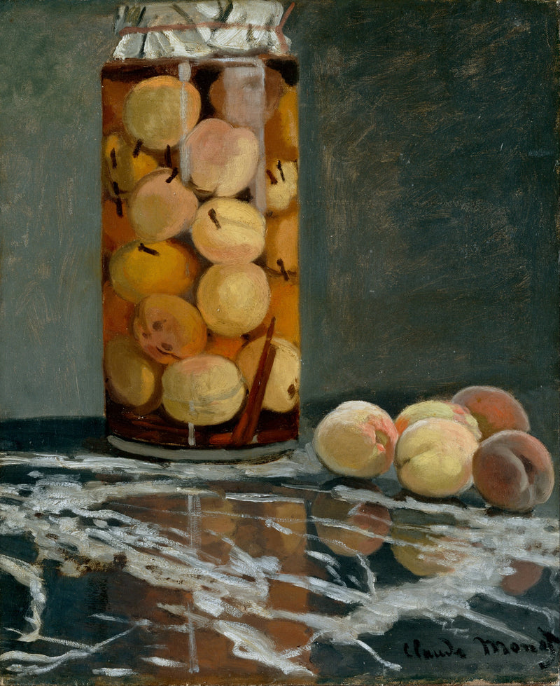 De perzikkruik - Claude Monet