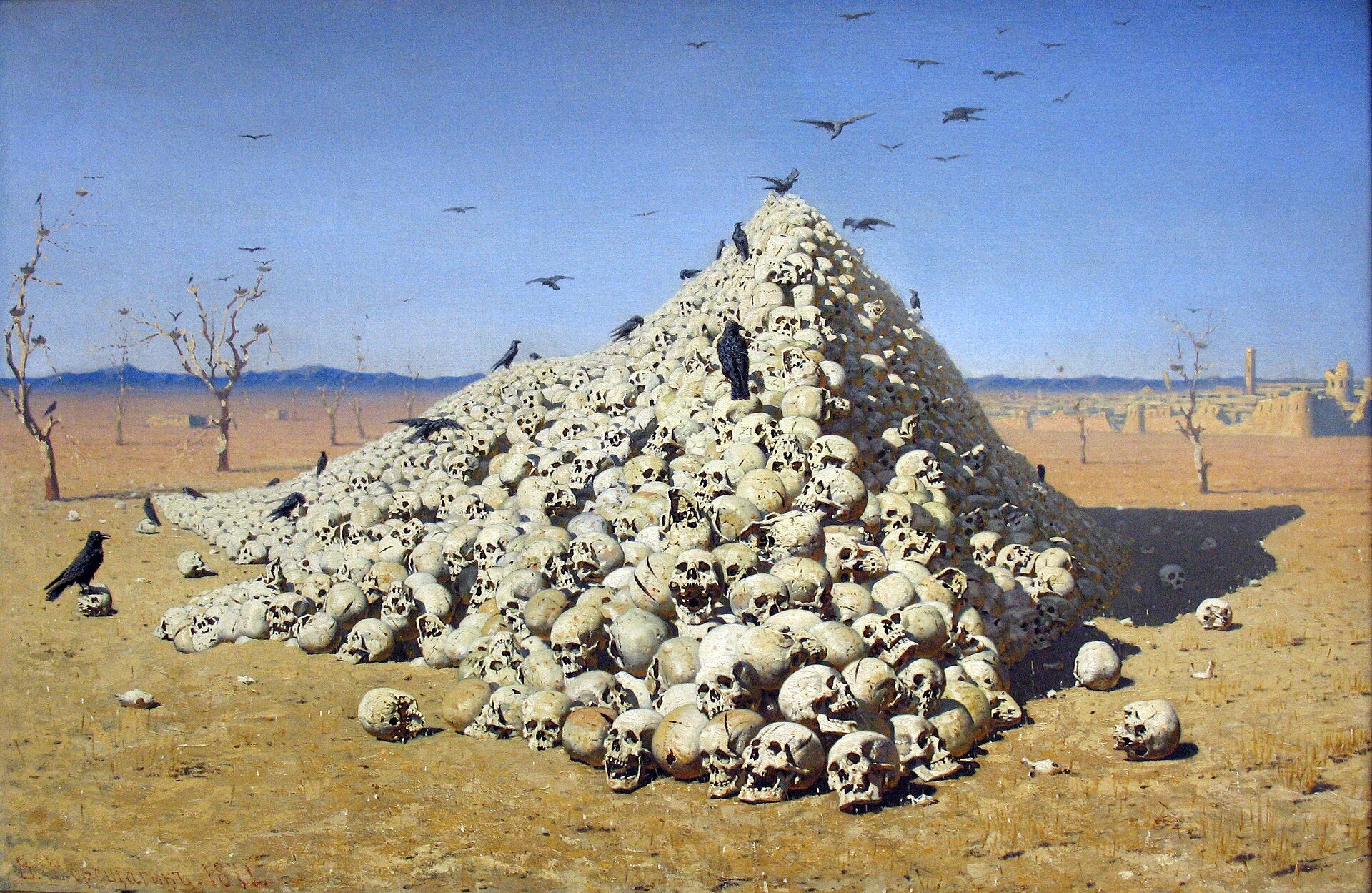 L’Apothéose de la guerre - Vassili Verechtchaguine