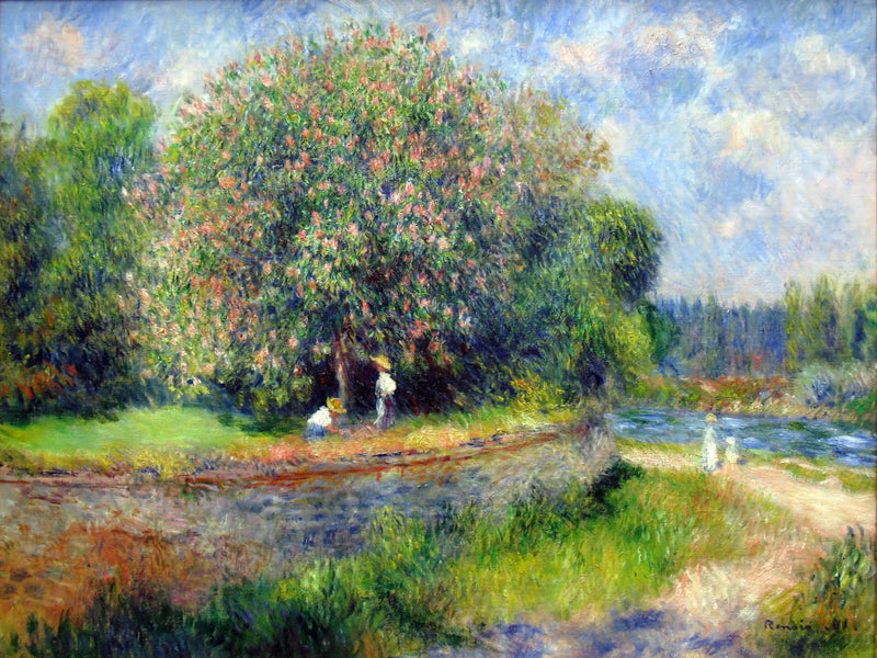 De bloeiende kastanjeboom - Pierre-Auguste Renoir