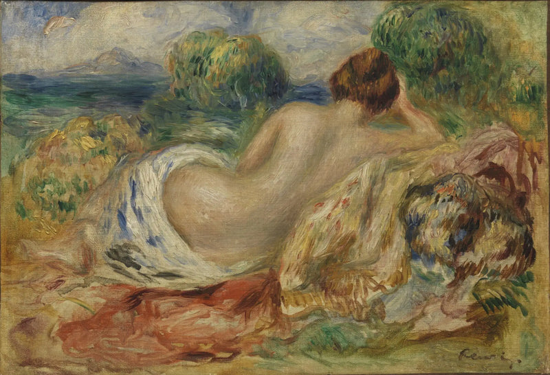 Nu in een landschap - Pierre-Auguste Renoir