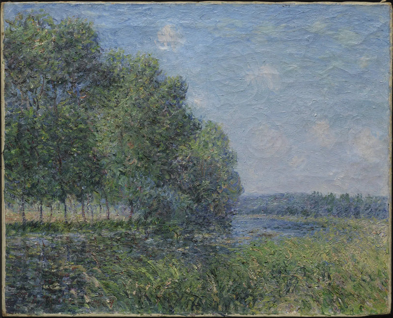 Uitzicht op de rivier - Alfred Sisley