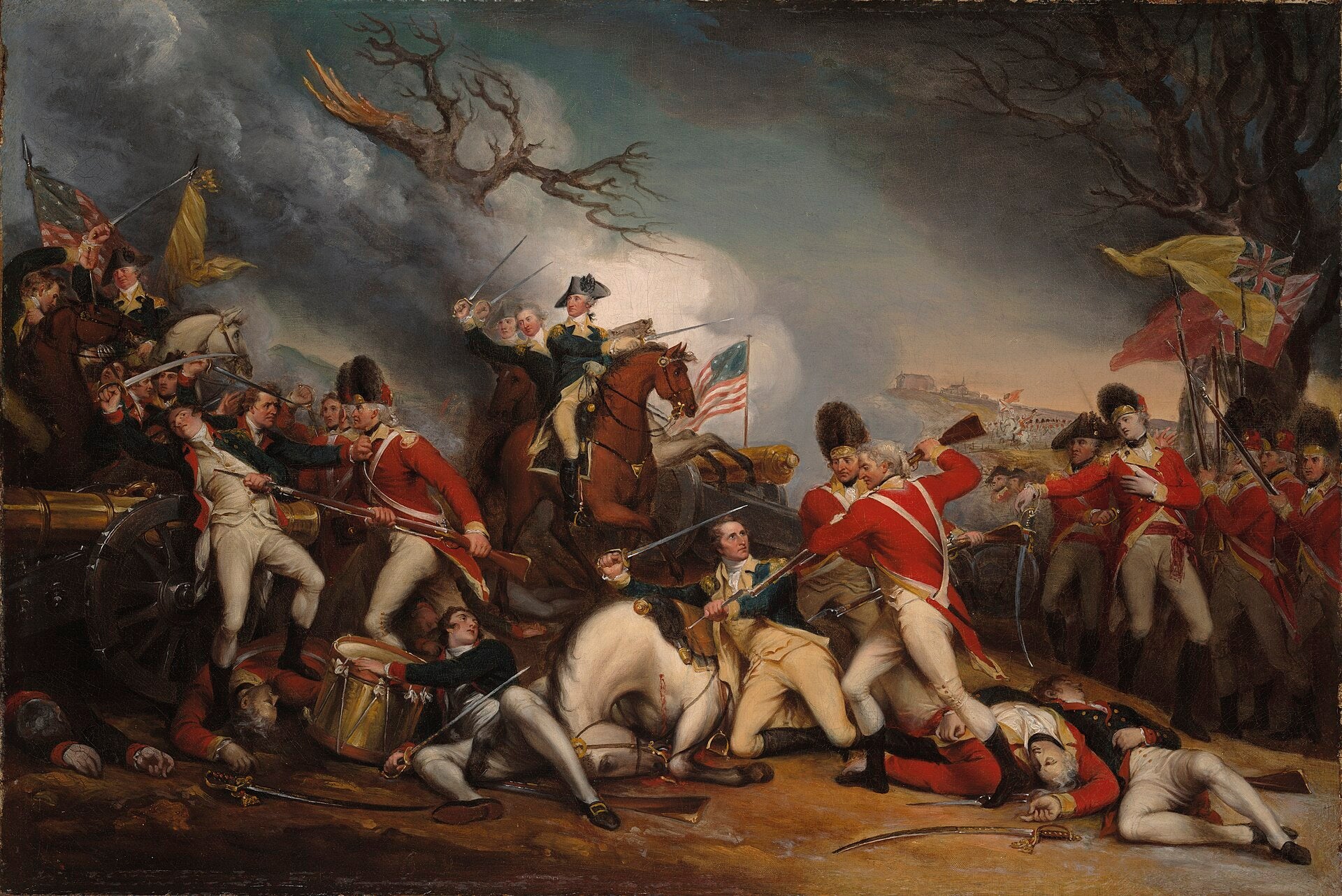 La Mort du général Mercer à la bataille de Princeton - John Trumbull