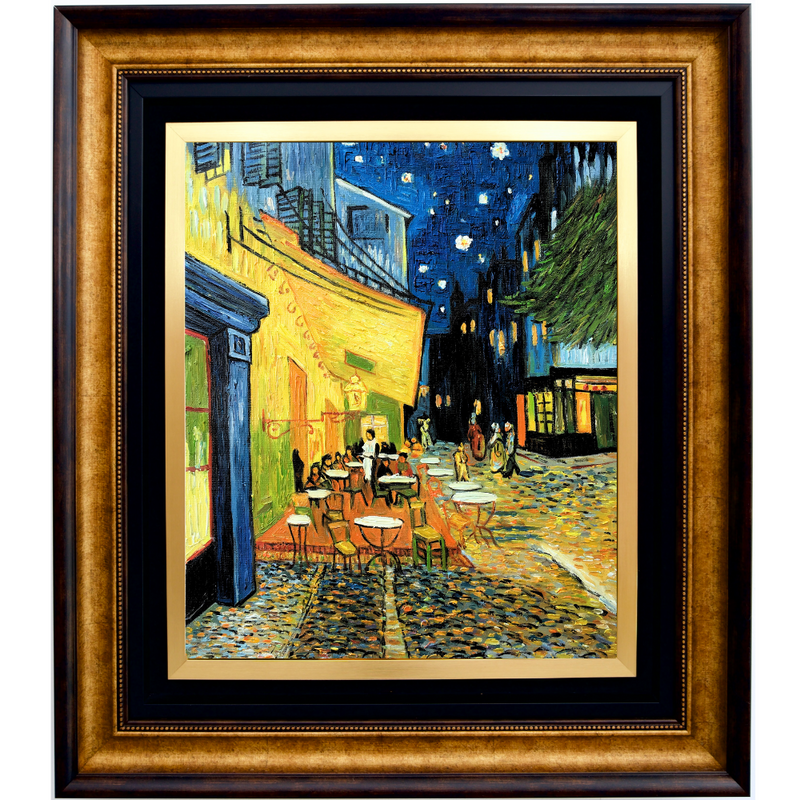 Terras van het café 's avonds - Vincent van Gogh