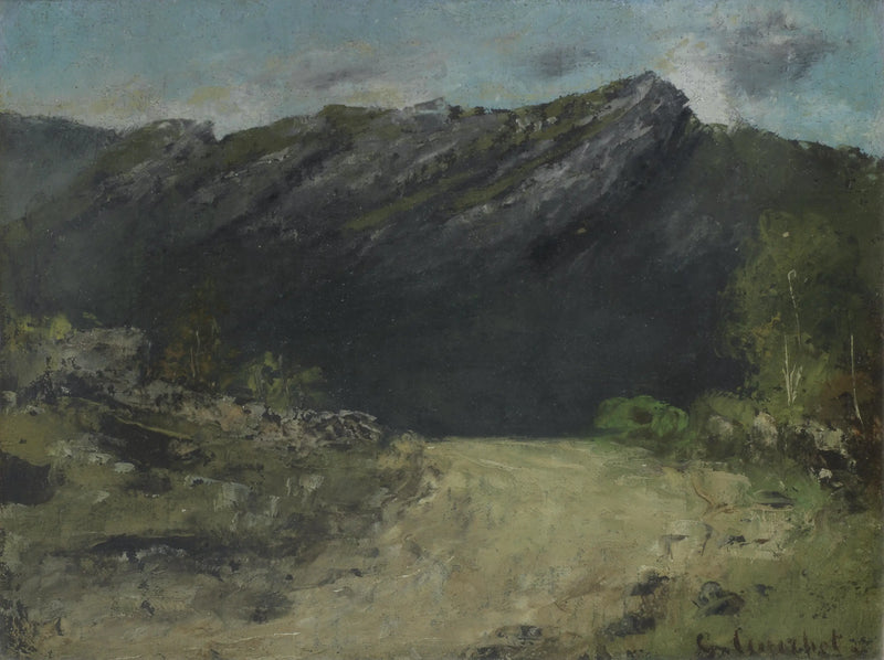 Jura-landschap - Gustave Courbet