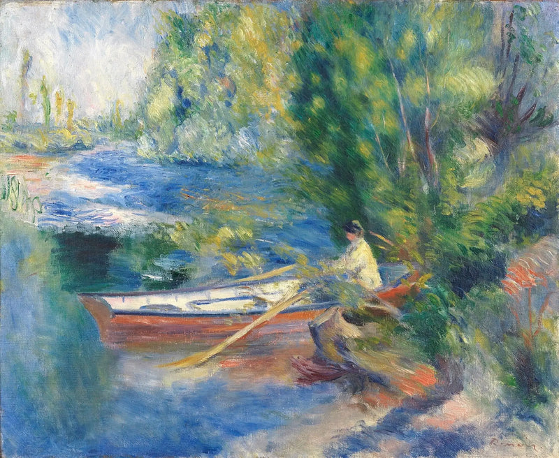 Aan de Oever - Pierre-Auguste Renoir