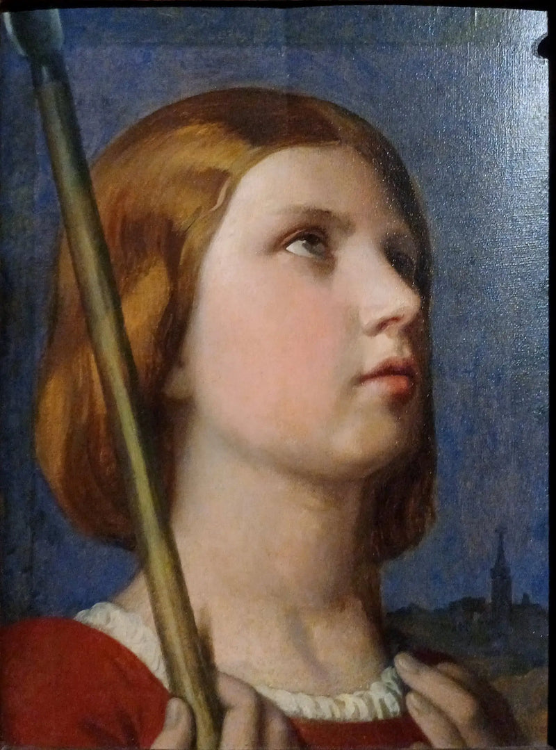 Hoofd van Jeanne d'Arc in extase - Jean-Auguste-Dominique Ingres