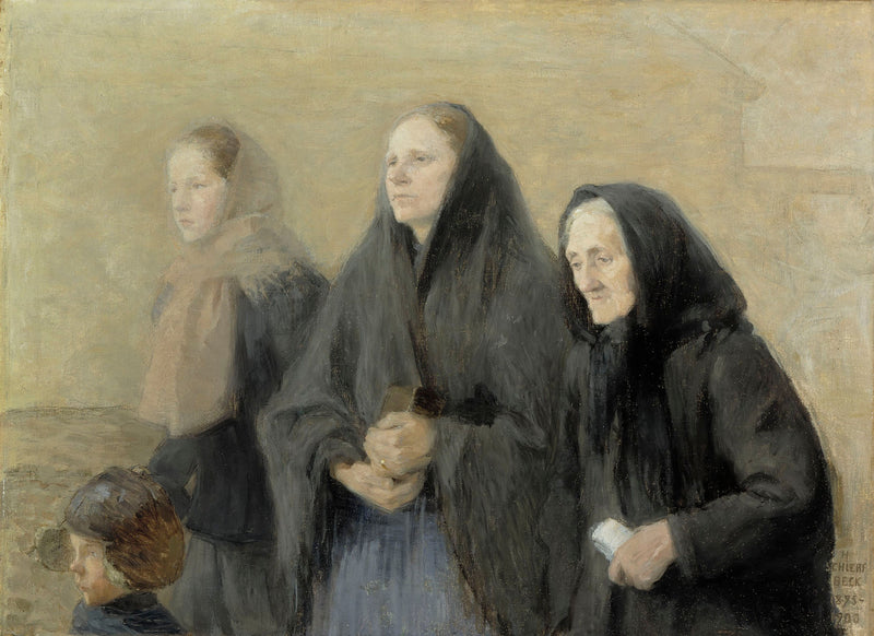 Churchgoers (Easter Morning) (1900) - Helene Schjerfbeck