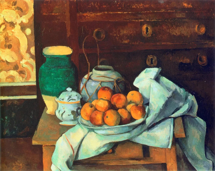 Stilleven met ladekast - Paul Cézanne
