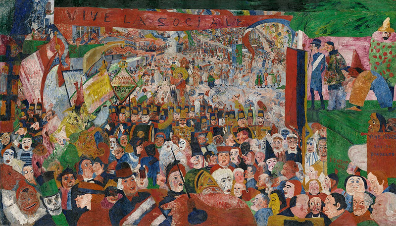 L'Entrée du Christ à Bruxelles - James Ensor