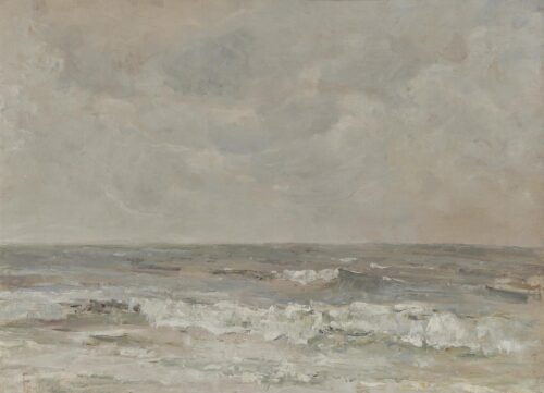 Marine, Périclès Pantazis, date non précisée, Oil on canvas