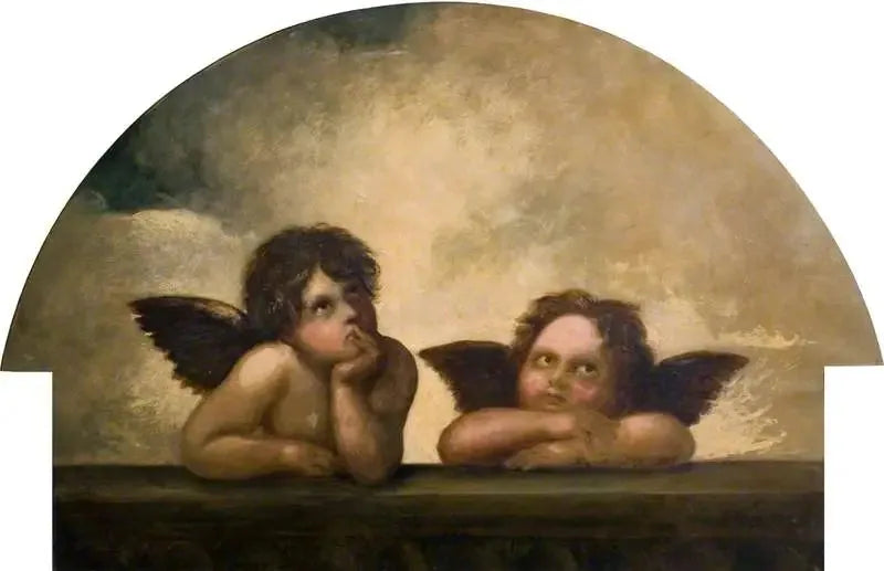 Chérubins de la Madone Sixtine - Raphaël Sanzio - Réproduction huile sur toile