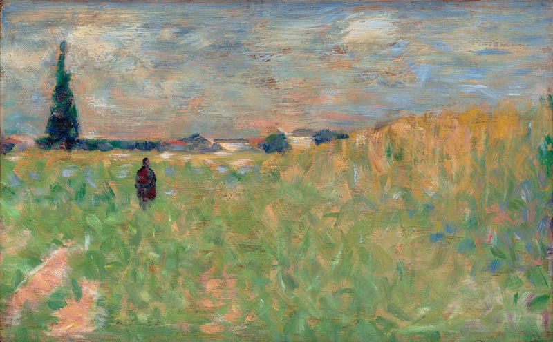 Een zomers landschap - Georges Seurat