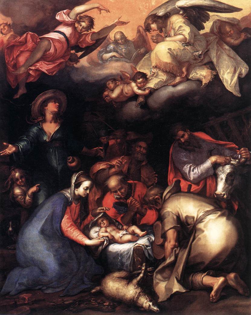 L'Adoration des bergers - Abraham Bloemaert