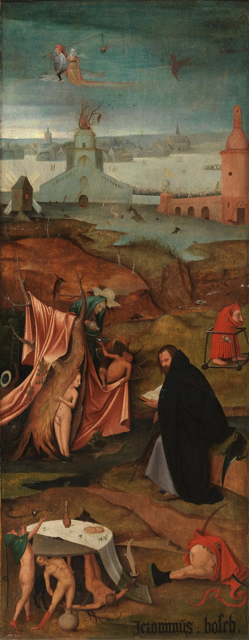 De Verleiding van de heilige Antonius - Hieronymus Bosch