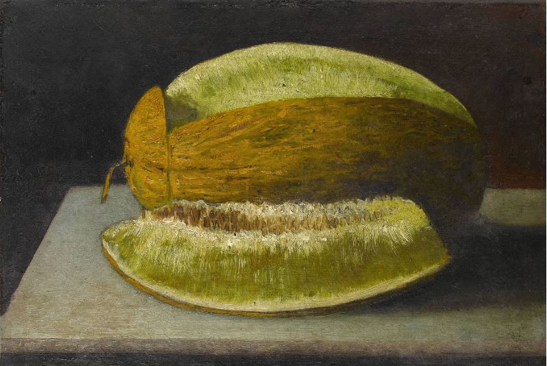 Melon et fruits — Şeker Ahmed Paşa, vers 1900, huile sur toile