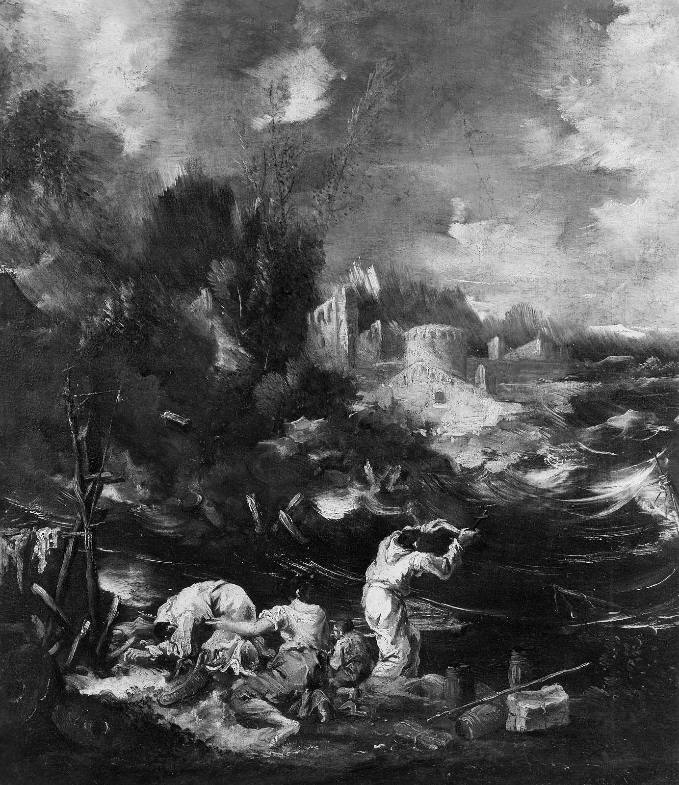 Naufrage - Alessandro Magnasco image 1 tableau peint à l’huile sur toile