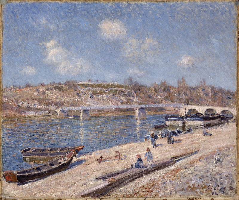 Het Strand bij Saint-Mammès - Alfred Sisley