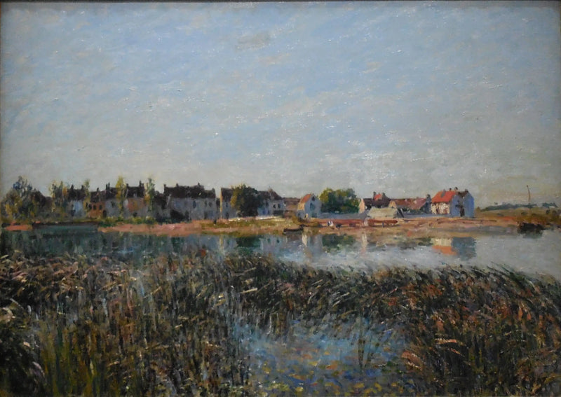 Uitzicht op Saint-Mammès - Alfred Sisley