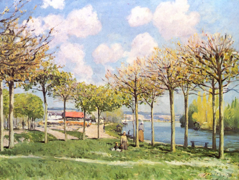 De Seine bij Bougival - Alfred Sisley
