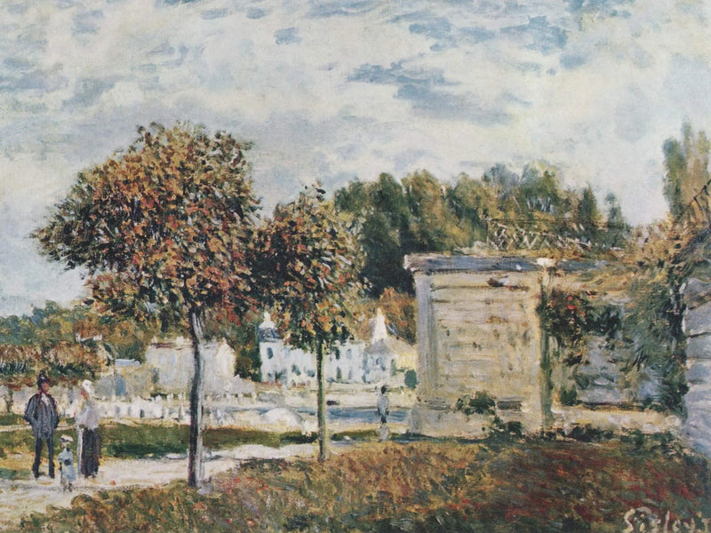 Marly-bassin - Alfred Sisley