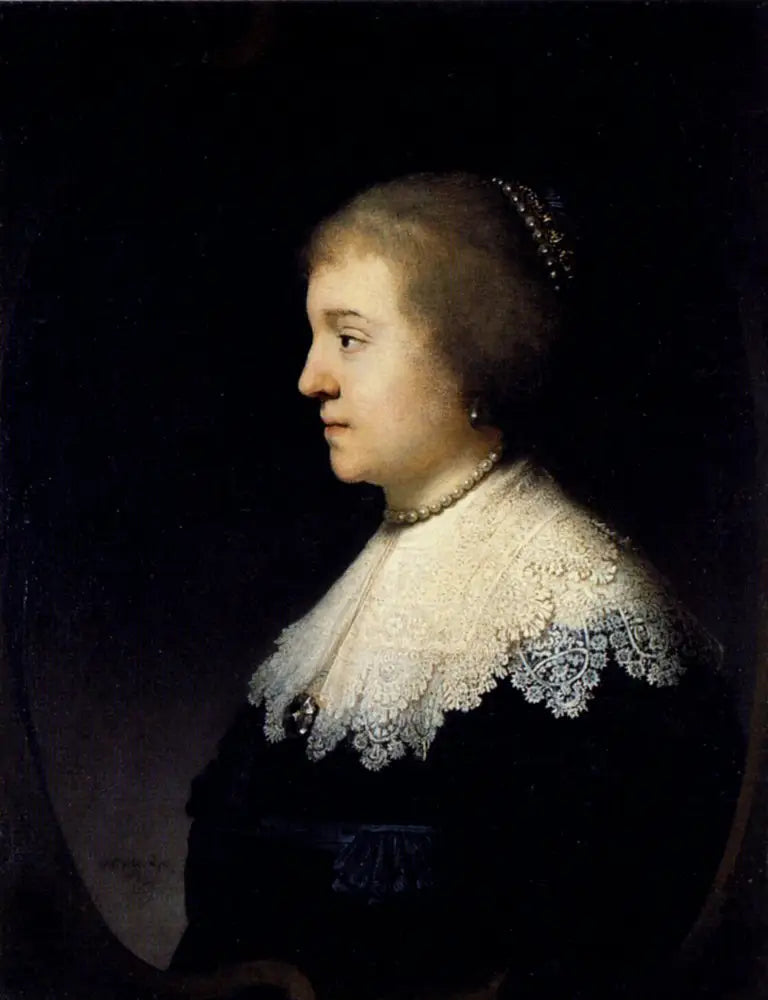 Portret van prinses Amalia van Solms - Rembrandt