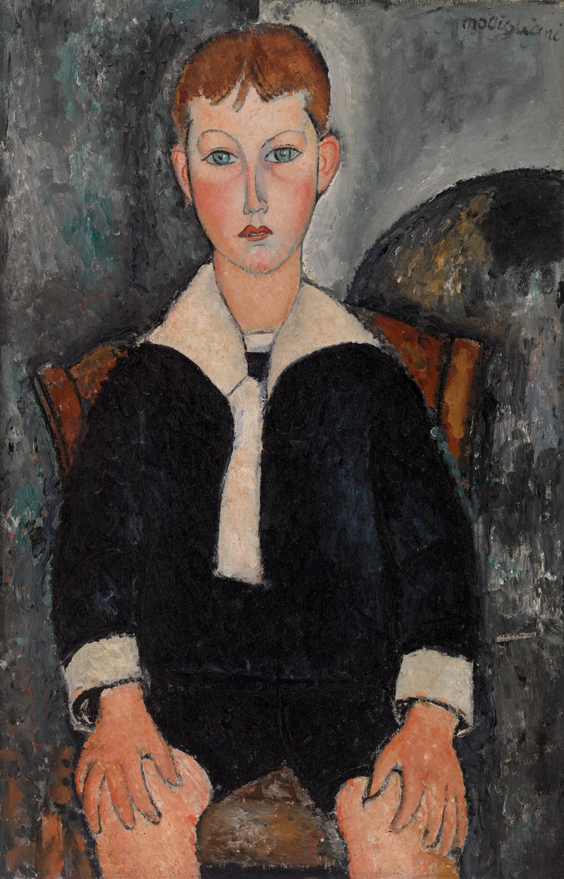 Jongen in zeemanstenue - Amedeo Modigliani